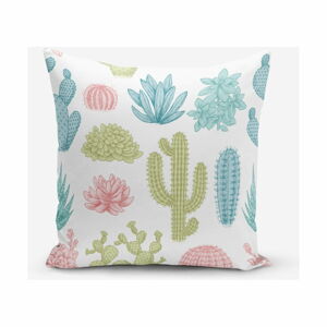 Povlak na polštář s příměsí bavlny Minimalist Cushion Covers Cactus, 45 x 45 cm